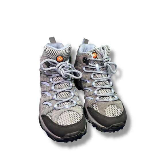 Merrell Women’s Moab 3 Mid GTX Waterproof Hiking Boots US 6 EUR 36 Gray - Picture 3 of 7
